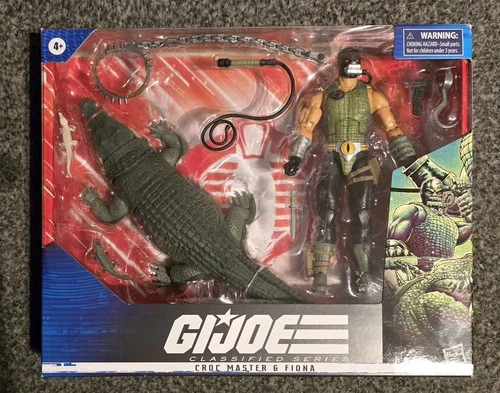 GI Joe Classified Series Croc Master & Fiona Action Figure NEW