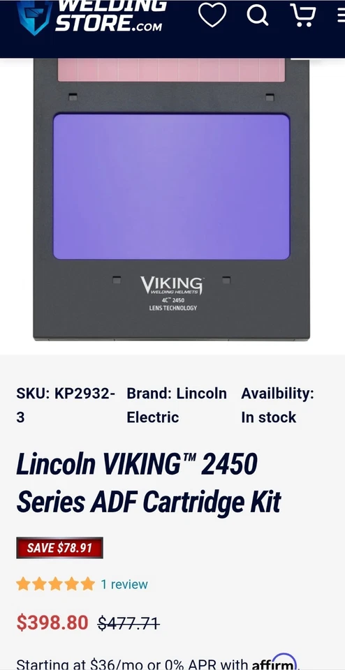 Lente de solda Lincoln Electric Viking 2450 Series 4C escurecimento automático - Imagem 3 de 3