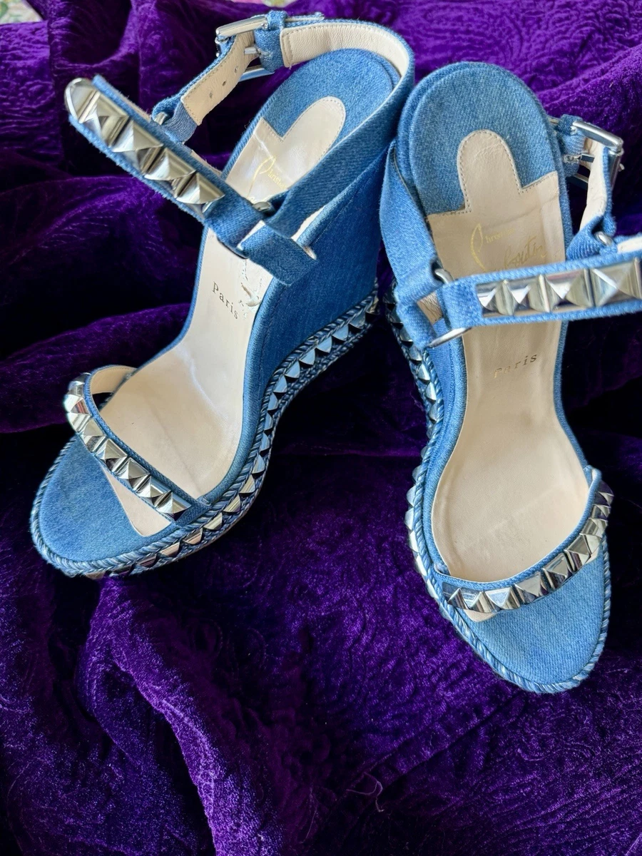 Christian Louboutin Blue Heels for Women for sale | eBay