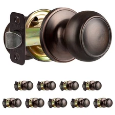 Interior Passage Door Knob - Keyless Hall and Closet Locksets - Hall and Closet