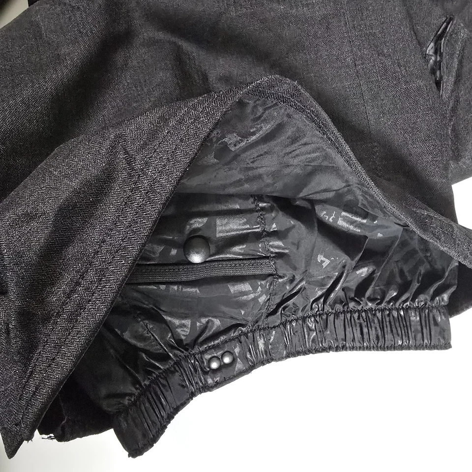 范斯男式黑色滑雪板滑雪冬季运动裤内衬 XL 10000M 二手状况完好  — 第 3/4 张图片