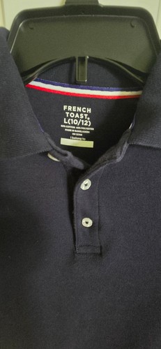 School Uniform 5 French Toast Polo Shirt Boys L 10/12 - Picture 16 of 17