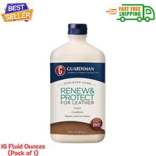 16 oz Guardsman Renew & Protect Leather Cleaner, Conditioner, and Protector for.