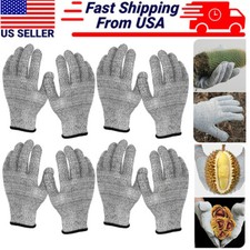 Lot Cut Proof Stab Resistant Butcher Gloves S...