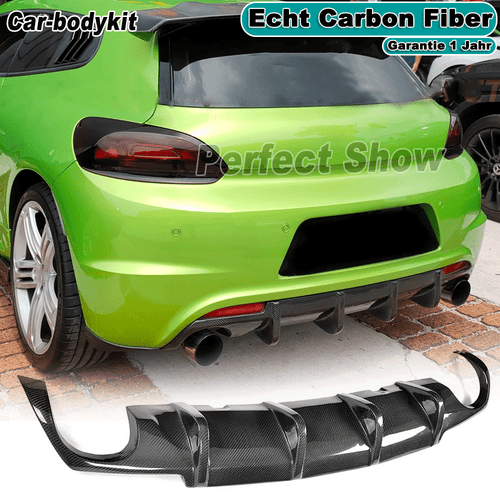 Canbon Heckdiffusor Stoßstange Diffusor Lippe Passt für VW Scirocco R 2009-2014  - Bild 1 von 13