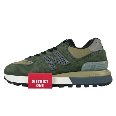 Stone Island x New Balance 574 Legacy Dark Green - Size 6