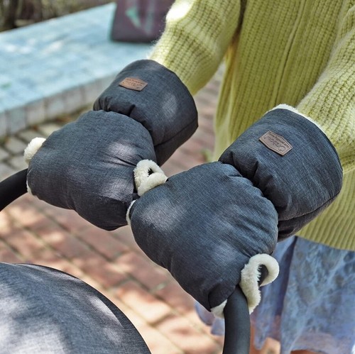 Wasserdichte Kinderwagen Handwärmschützer / Handschützer / Fäustlinge - Bild 9 von 11