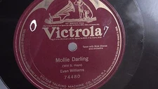 Evan Williams - 78rpm single 12-inch –Victor #74480 Mollie Darling