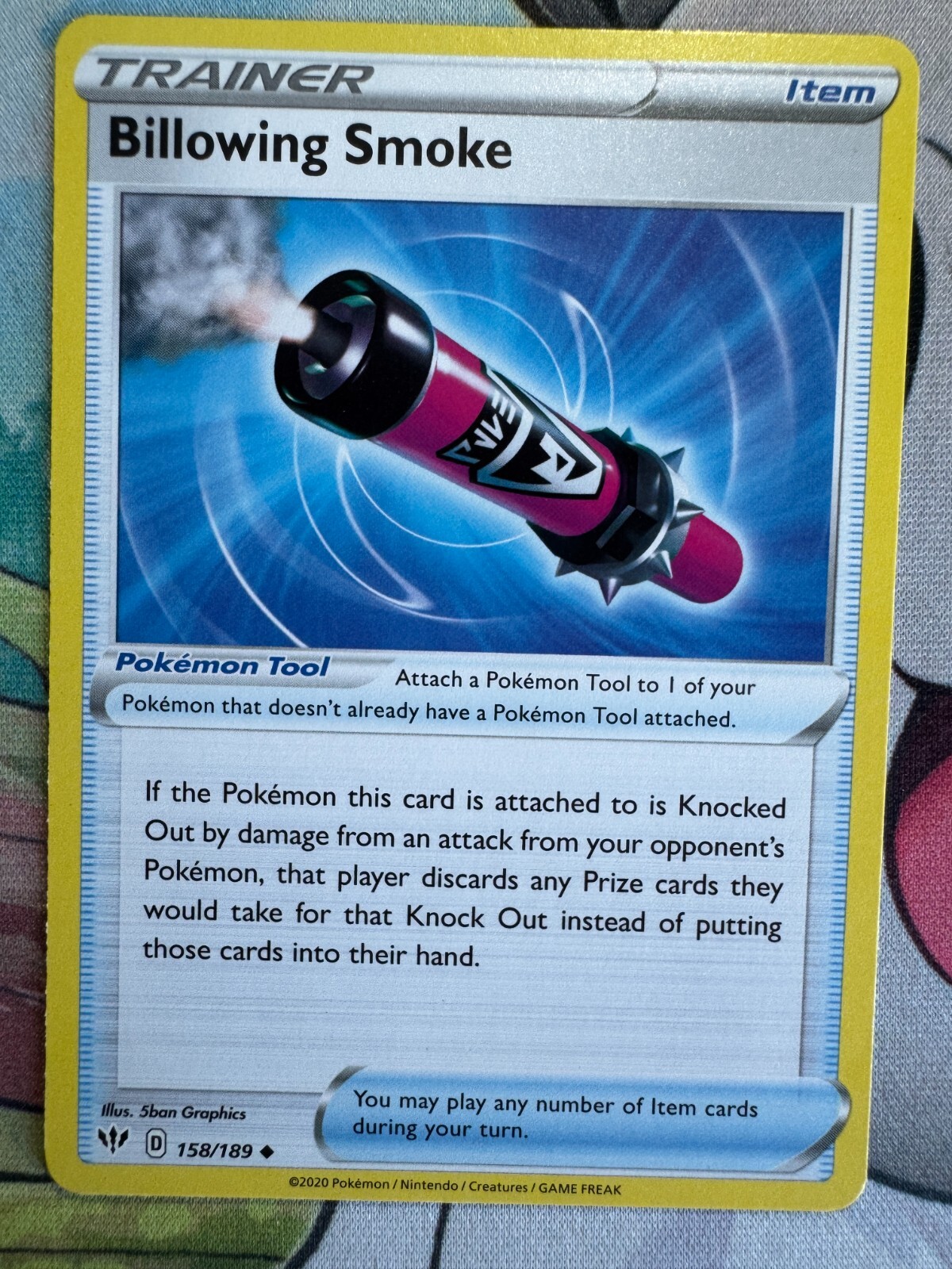 Billowing Smoke Non-Holo Pokemon TCG BKR472 English Version