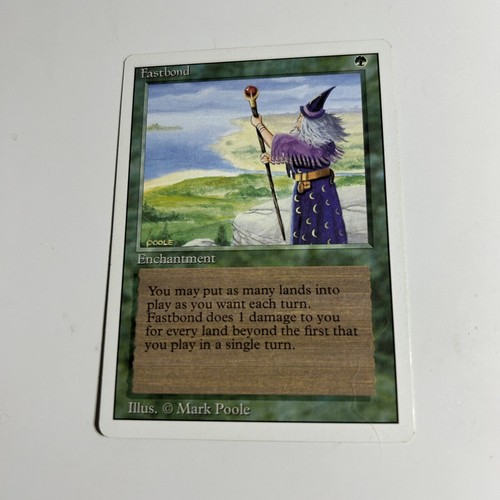 MTG Fastbond Rare card Magic The Gathering - Picture 3 of 4
