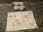 Vintage MMPR TOR THE SHUTTLEZORD Lot Blasters Cannons Guns & INSTRUCTION SHEET