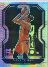 2021 Panini Prizm WNBA DIANA TAURASI #28 SILVER HYPER PRIZM MERCURY
