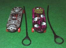 Lot of 2 Genuine Greenbrier International Ripcord Finger Skateboards