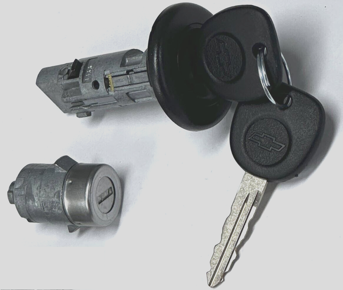 STRATTEC OEM Ignition & Door Lock Cylinder Set With 2 Keys For Chevy - US Made