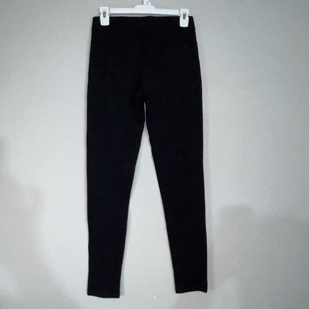 Zara Basic Black zip Pants - image 5
