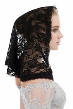 Veil Lace Mantilla Catholic Church Chapel Veil Head Covering Latin Mass