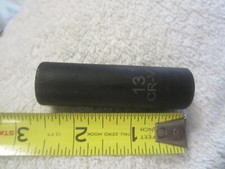 13 mm CRV Cr-V deep well black oxide socket VTg tool 13mm metric