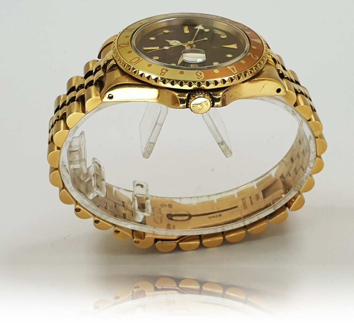 Rolex GMT-Master 18k GG Ref 16758 mit Tropic Nipple Dial und