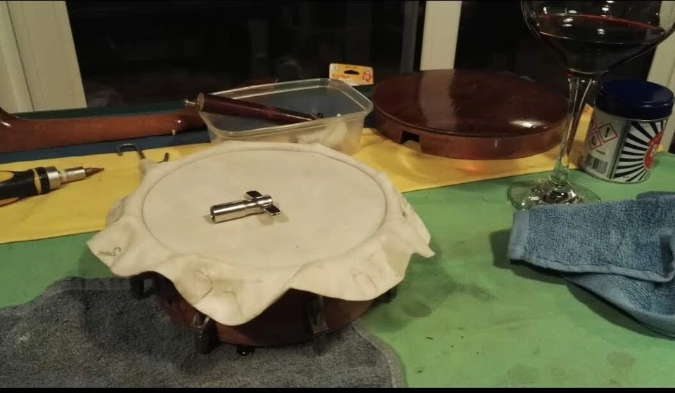 Ukulele Banjo Calf Vellum Skin with FREE Aquila Strings and Fitting Instructions - Image 3 of 4