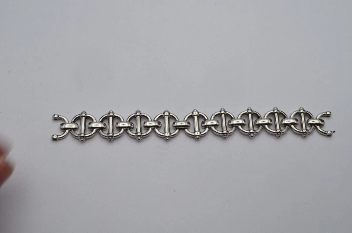 BRACELET FEMME GUCCI 6300L BRACELET 14 MM ACIER BEL ÉTAT