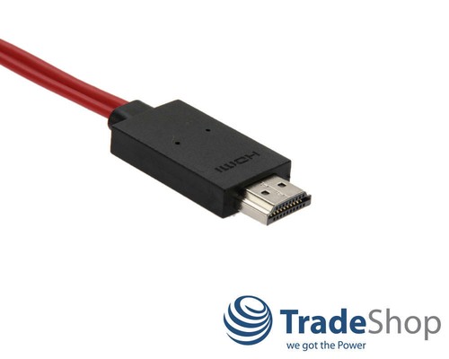 Micro USB MHL auf HDMI Kabel Adapter 1080p HDTV HDCP für Samsung Galaxy S2 G - Photo 4/5