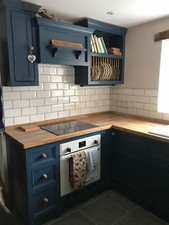 Solid Pine Bespoke Farmhouse Country Kitchen-Painted Colour Sample.
