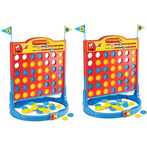 2X Connect Four In A Row 4 In A Line Board Game Kids Children Educational Toy UK - Picture 2 of 6