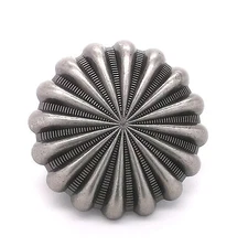 Pinwheel Concho Antique Nickel 1.25" by Stecksstore 2256-21