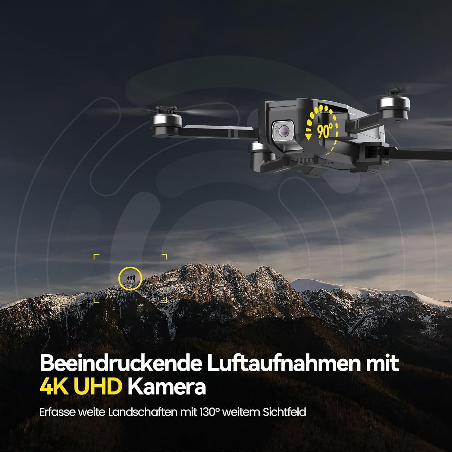 Holy Stone HS720 Bürstenlos Faltbar Drohne mit 4K Kamera 5G GPS Quadrocopter