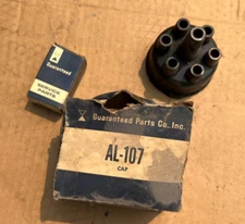 Vintage GP Guaranteed Parts Co AL-107 Ignition Distributor Cap AL-106 Rotor BEL3