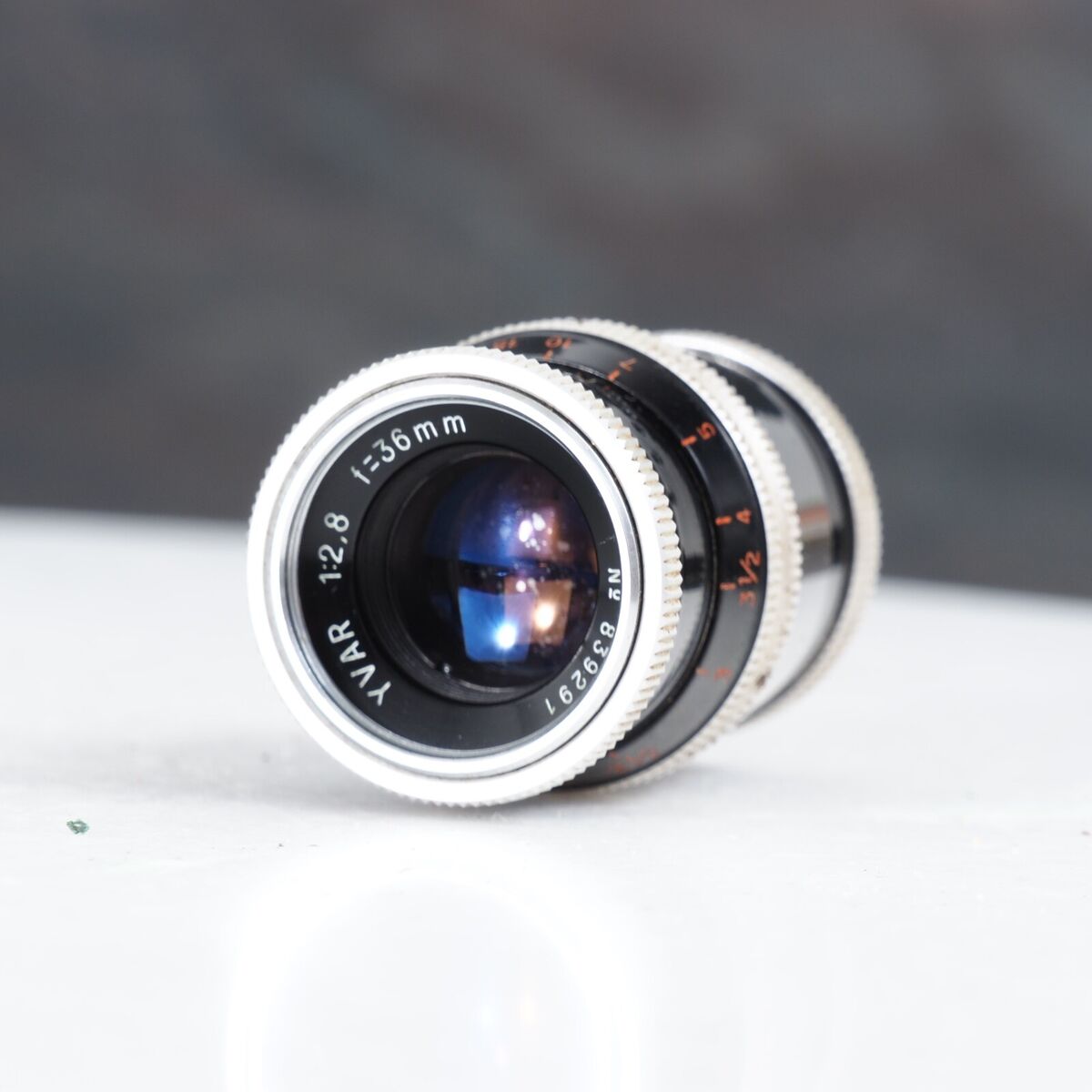 Kern Paillard Yvar 36mm f/2.8 AR Prime Lens for 8mm Cine/D Kern Paillard Yvar 36mm f/2.8 AR Prime Lens for 8mm Cine/D