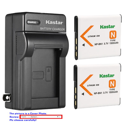 Kastar Battery Wall Charger for Sony NP-BN1 BC-CSN & Sony Cyber-shot DSC-TX55