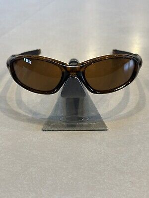 Vintage Oakley Minute 1.0 Gold Platinum Sunglasses Made in USA | eBay