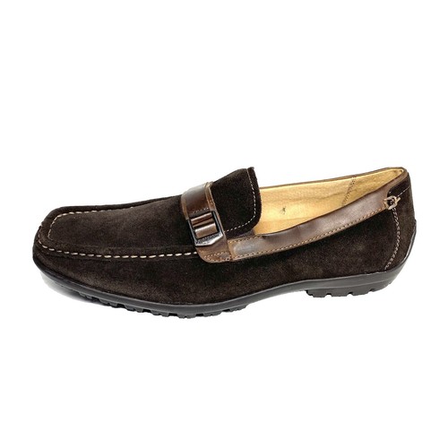 Florsheim Greer Slip On Shoes Mens 9M Brown Suede Casual Loafers EUC Florsheim Launch Moc Toe Slip On (Men) - Cognac Multi – The  main image 4
