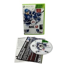 EA Sports NHL 12 Xbox 360 (2011) Complete with Insert & Pamphlet CIB TESTED