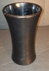 Zanesville Stoneware Company Black Tulip Vase 8 1/2" Tall