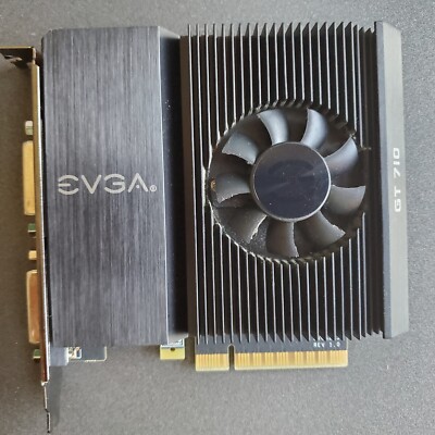 EVGA GeForce GT 710 2GB DDR3 Graphics Card 02GP32717KR