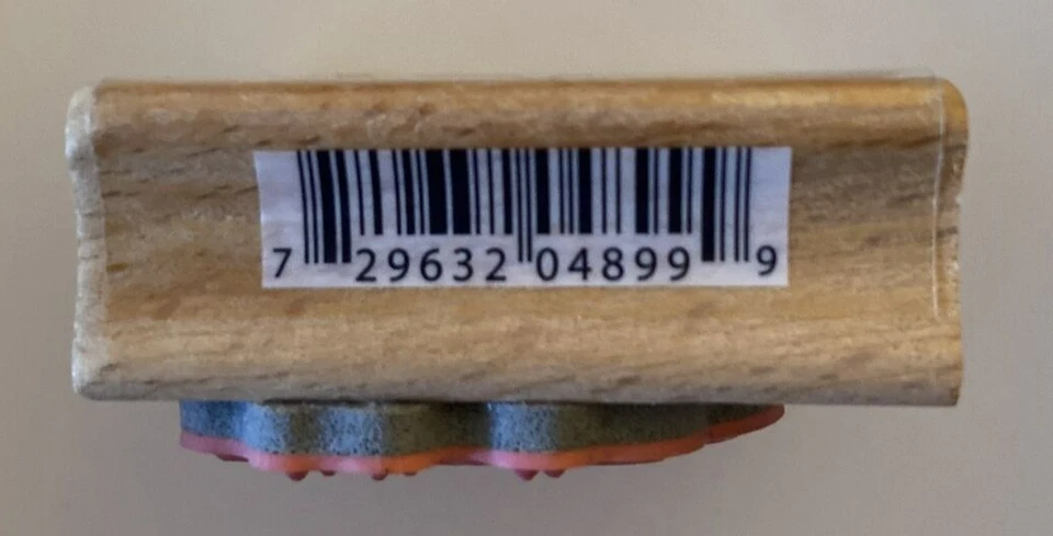 Novo STUDIO G Kolette Hall LOVE BUG Joaninha Carimbo de Borracha Montado em Madeira Hampton Art - Imagem 4 de 4