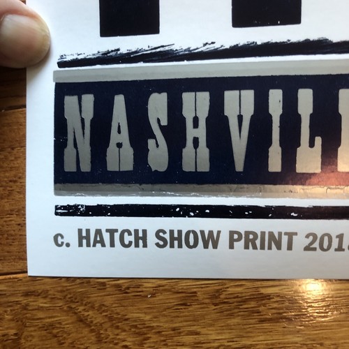 TN Titans Hatch Show Print 20th Season Ltd Ed. Nashville 2018 & Playing Cards - Picture 5 of 17