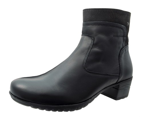 Fluchos Charis Botines De Mujer Con Tacón Negro Plantillas Extraíbles 9810  | eBay