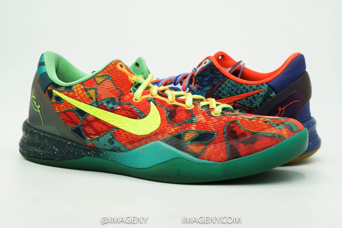 シューズ(男性用) NIKE KOBE8 Nike Kobe 💥8 VIII System Blitz Blue Total Crimson 555035