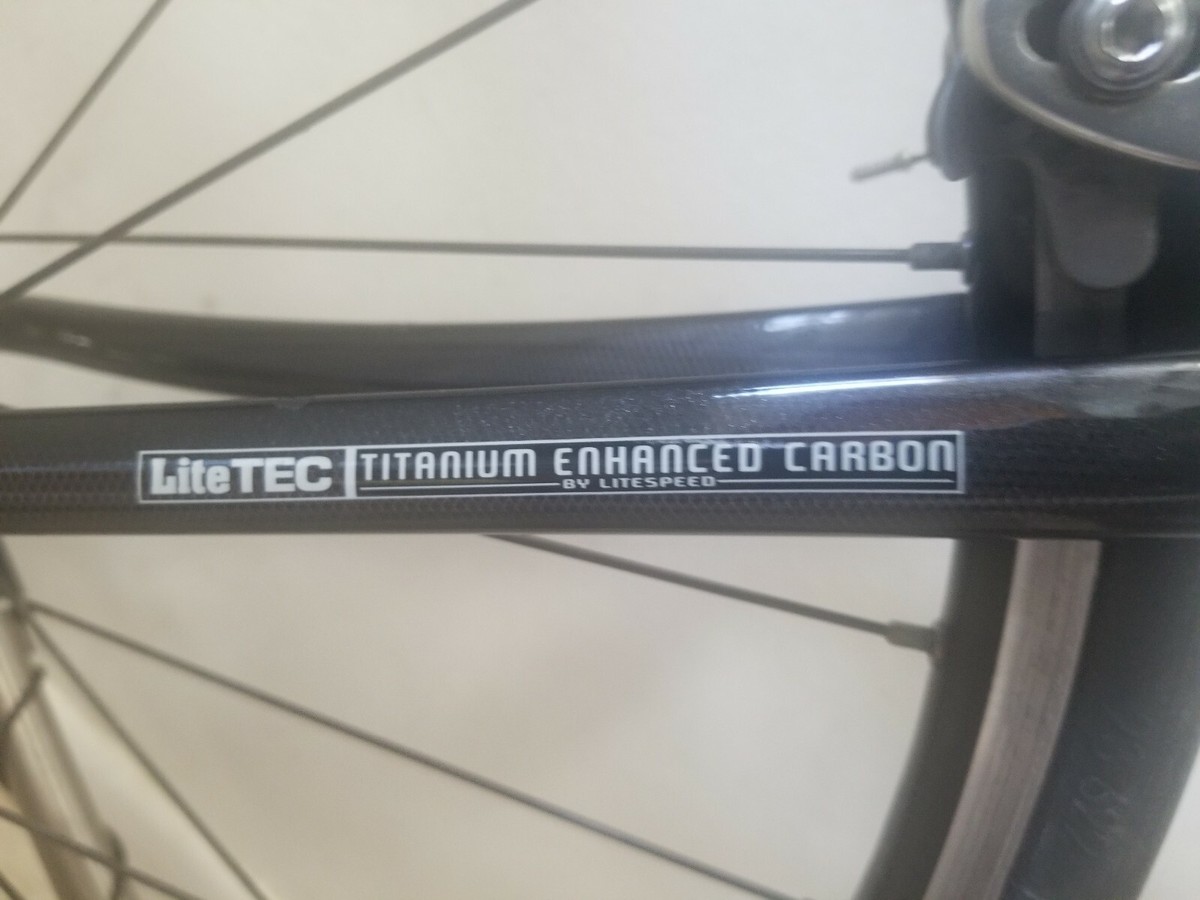 2004 Litespeed Saber 52-53 cm titanium road bike with carbon fork