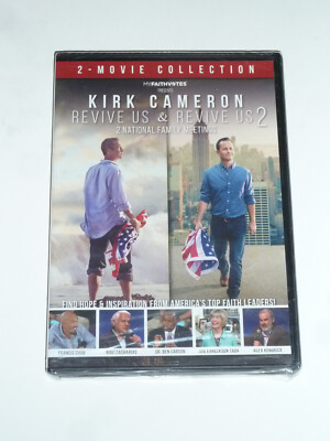 Kirk Cameron Revive Us 1 & 2 DVD 2 documentary movies Christian US politics NEW!