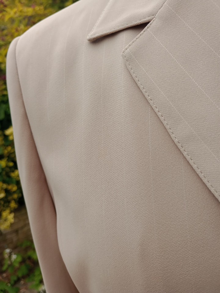 Womens Blazer Size 14 Dunnes Stores Beige New Bust Size 37" Inches