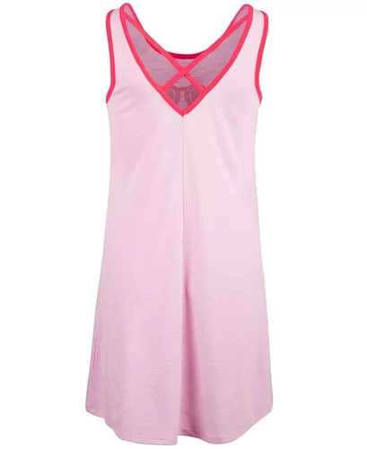 MIKEN Big Girls Aloha Love-Print Cover-Up Pixiiee Pink Size XL (18-20) - Picture 2 of 2