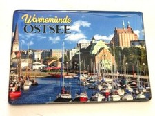 WARNEM&Uuml;NDE, DEUTSCHLAND, OSTSEE  SOUVENIR-K&Uuml;HLSCHRANKMAGNET-GESCHENKARTIKEL