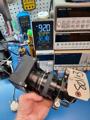 Basler A501k Agilent Industrial Camera, Linos Rodenstock lens f-mount frame (C)