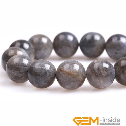 Natural Gemstone Rainbow Labradorite Round Loose Beads For Jewelry Making 15" YB - Picture 43 of 50