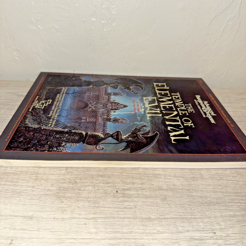 AD&D Dungeons & Dragons The TEMPLE of ELEMENTAL EVIL T1-4 9147 1985 Module + Map - Picture 5 of 15