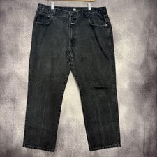 Vintage Marithe Francois Girbaud Jeans Mens 40x30 Black Baggy Denim